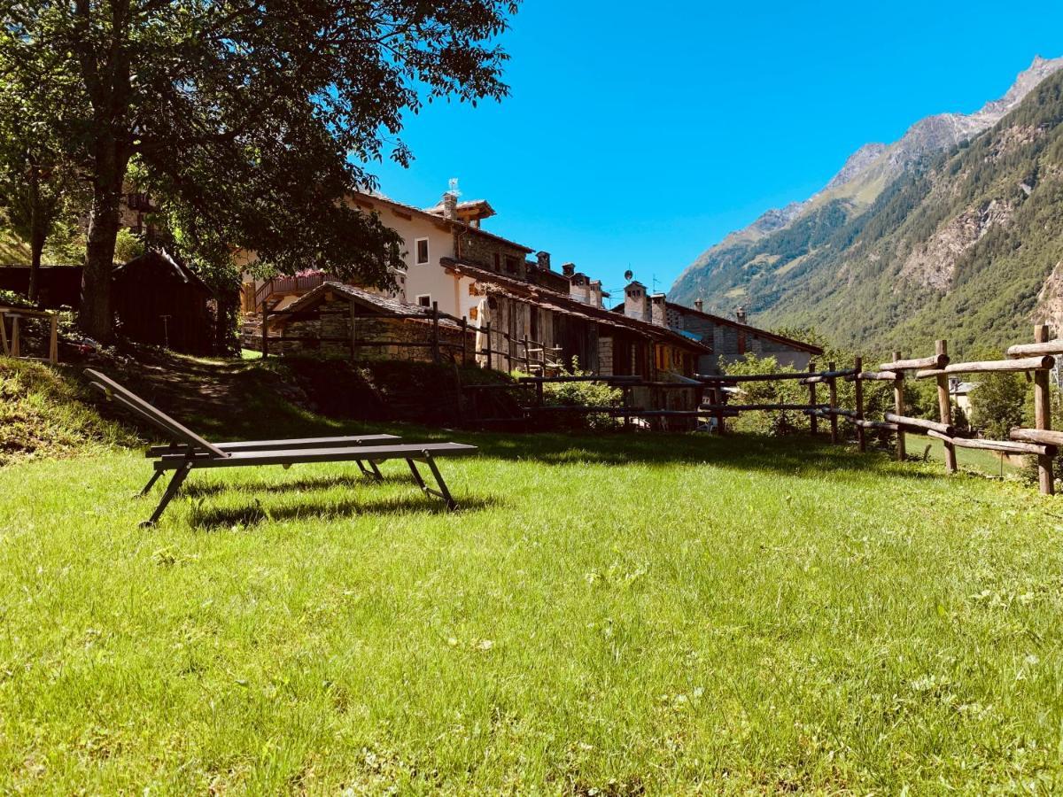 Ferienwohnung Petit Calin - Le Four Des Alpes Rhemes-Saint-Georges Exterior foto